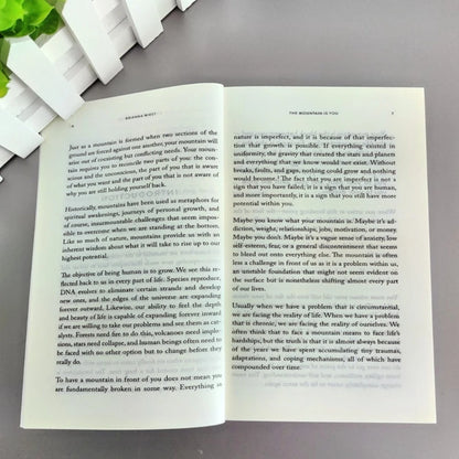 The Mountain Is You English Book Self Transformation Psychology Self Help Reading Book Inspirational Self Growth Novel