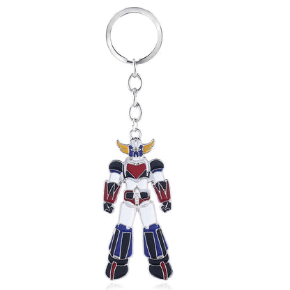 Anime Mazinger Z Keychain UFO Robot Bombardier Logo Keychain for Men Car Keychain Jewelry Accessories Gifts