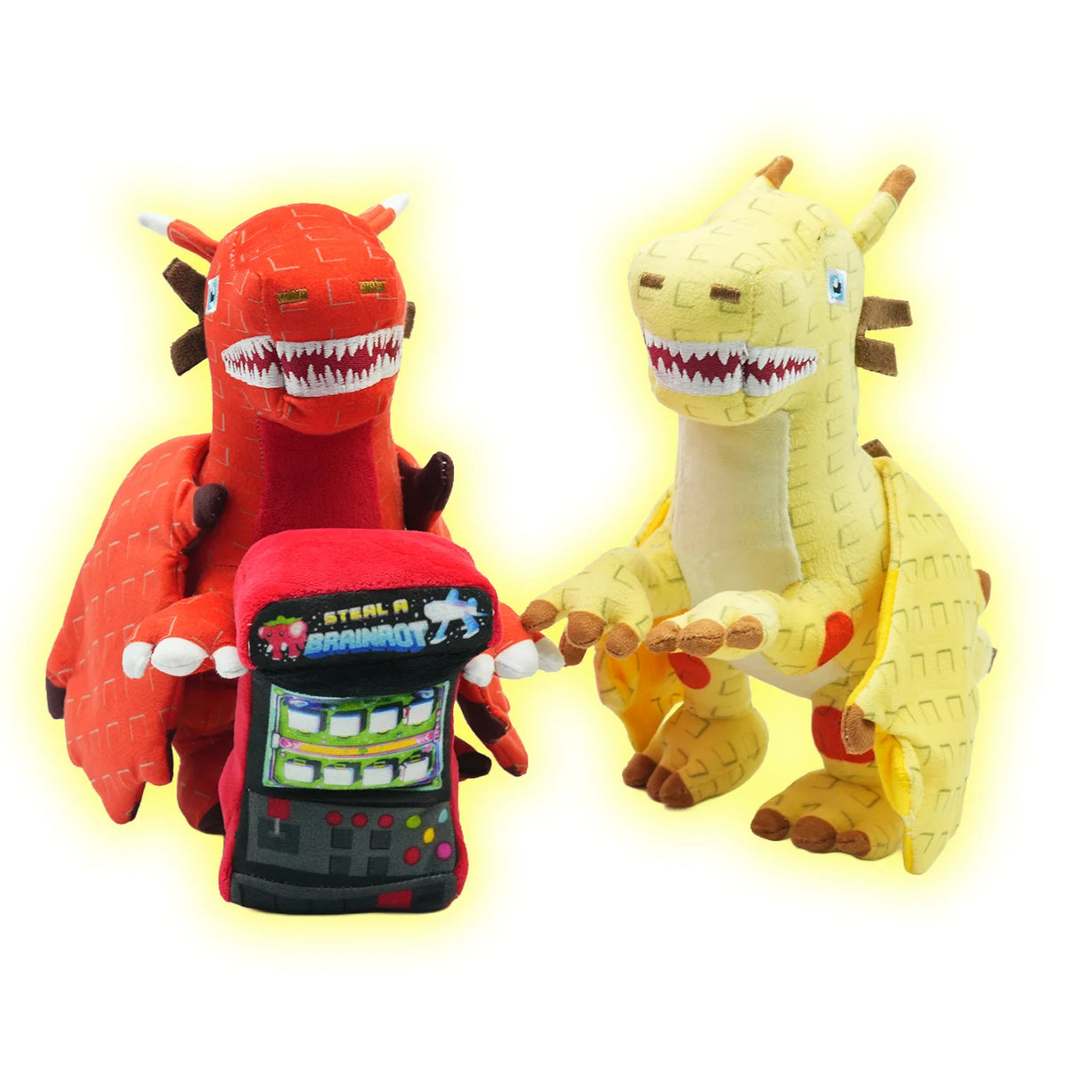 New Stealing Brainrot Plush Toys Cute Fortunu Cashuru Plush Doll Fun Cat Dragon Plushie Game Stuffed Doll Birthday Gift