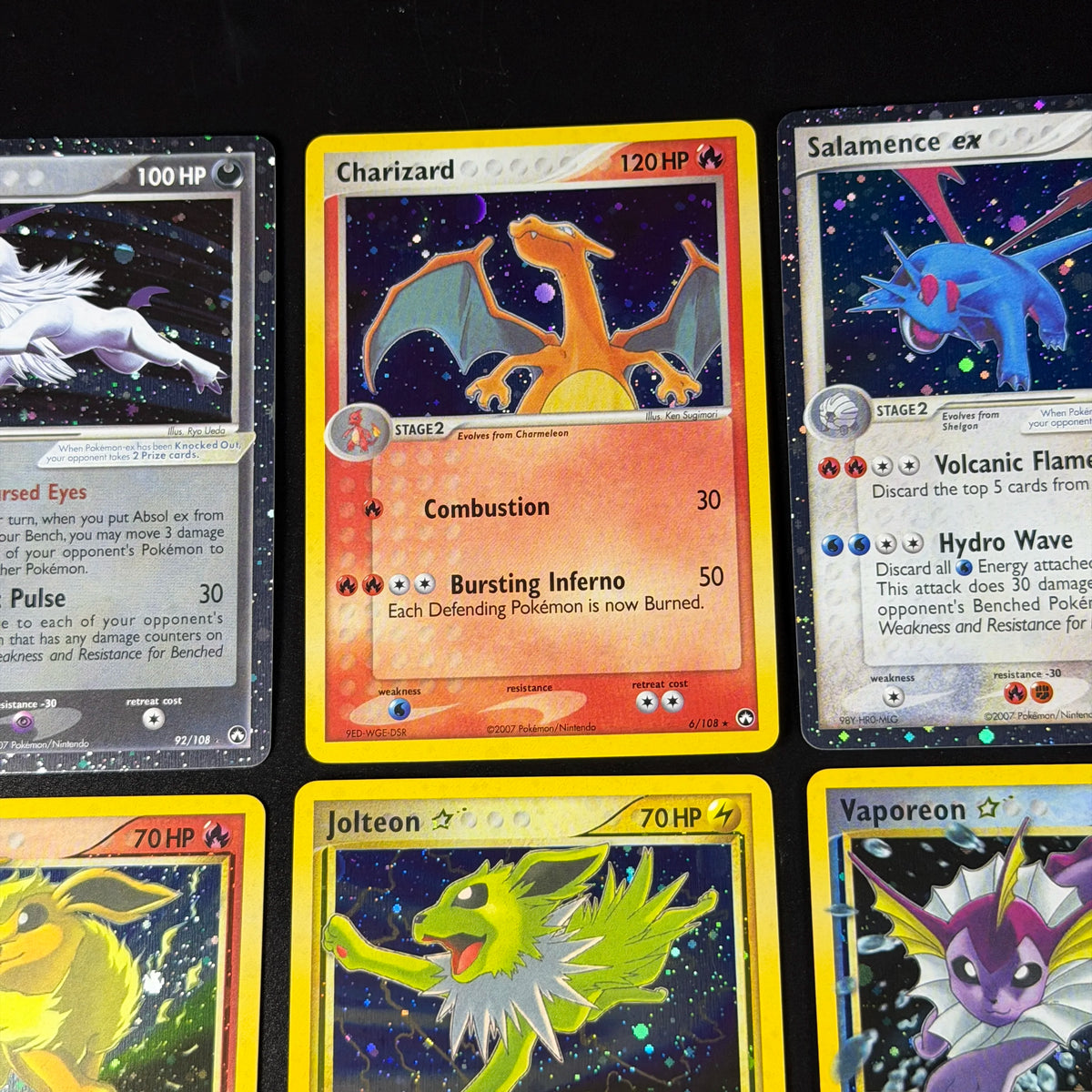 PTCG Full Box Cosmos Holo Multi-Series Meta Staple Charmander Mewtwo Infernape Gengar Blastoise Rayquaza Proxy Cards