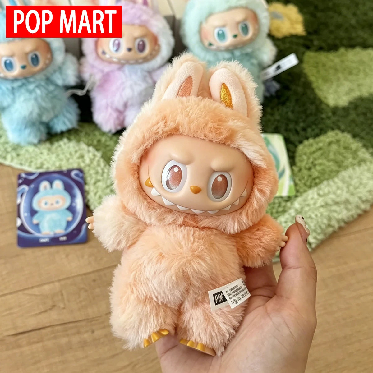 Labubu Doll - THE MONSTERS Mystery Box, 100% Genuine - Macaron Color, It's the Perfect Gift for Family Friends and Lovers.