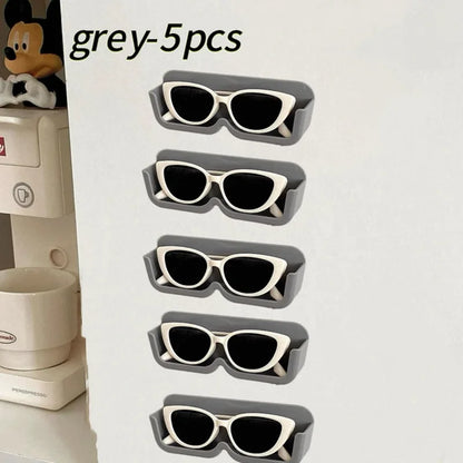 Eyeglasses Organizer Rack Wall Mounted Sun-glasses Display Holder Wardrobe Decoration Storage Box Sunglass Organizer