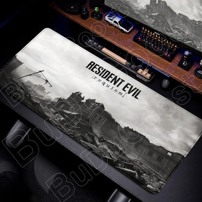 Laptop Tabletop Carpet PC Rubber Accessories Large Stitch Edge Office Mouse Pads Resident Evil Requiem E-sport Game Cabinet Mats