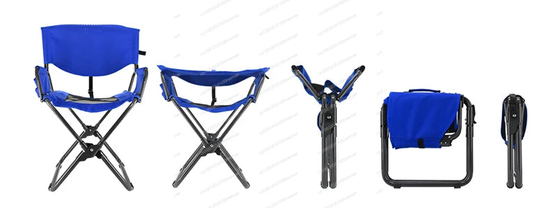 Outdoor Heavy Duty Oversized Portable Folding Beach Fishing Director Camping Chair