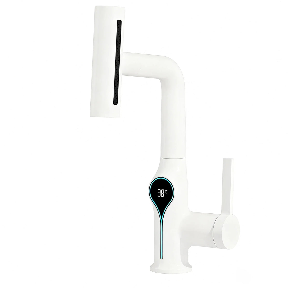 Multi Functional Waterfall Basin Faucet 4 Mode Mixer Tap Pull Out Nozzle Bathroom & kitchen Faucet Smart LED Display Sink Faucet