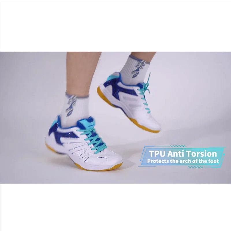 Kawasaki New Badminton Shoes Sneakers Mens Tennis Breathable Anti-Slippery Sport Shoes for Men Women K-065D
