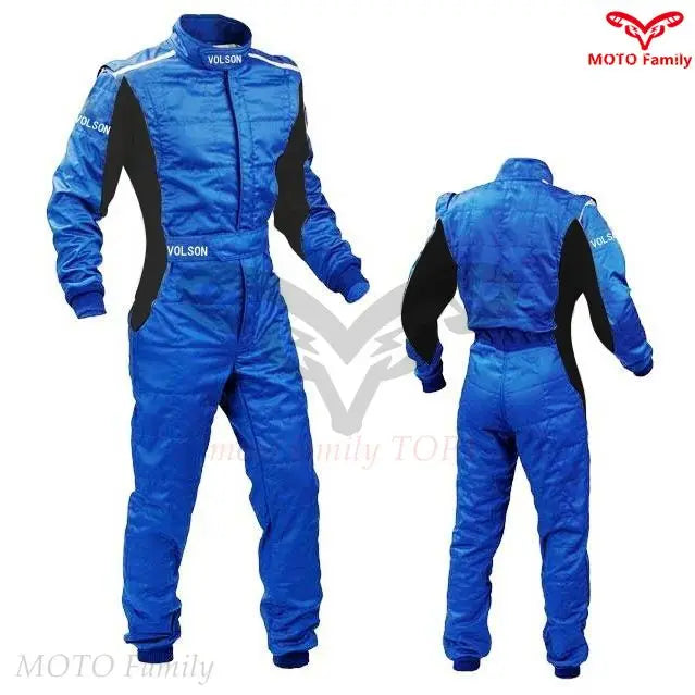 New Summer Ice Silk Kart Off-Road Vehicle UTV Rally Drift Men Women Couple One-Piece Racing Suit Karting Suits