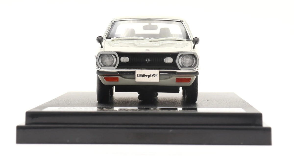 1:43 Hi Story for Nissan Cherry F2 COUPE GX 1974 Resin Car Model Vehicles High End Car Toys Model Collection Decoration Gift