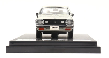 1:43 Hi Story for Nissan Cherry F2 COUPE GX 1974 Resin Car Model Vehicles High End Car Toys Model Collection Decoration Gift