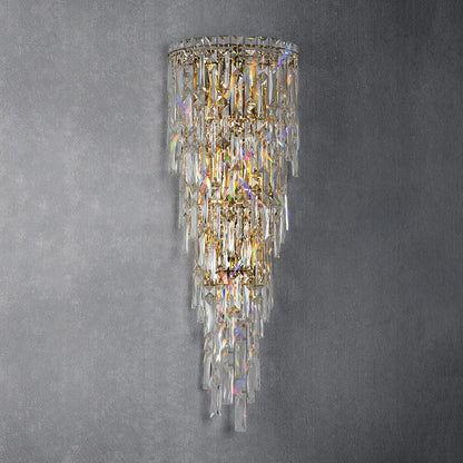 Hotel Lobby Modern Corridor Crystal Wall Lamp Bedroom Staircase Indoor Lighting Villa Duplex Living Room Background Decor Home