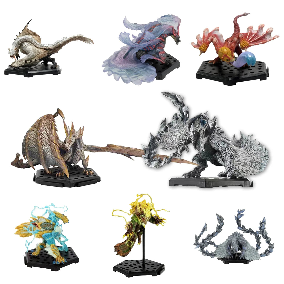 2027 Monster Hunter ARPG GAME Uth Duna‌ Guardian Arkveld Elder Rax Nergigante PVC Model Dragon Action Figure Kids Toy Gifts
