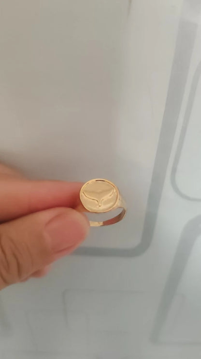 Shark Whale Tail Ring
