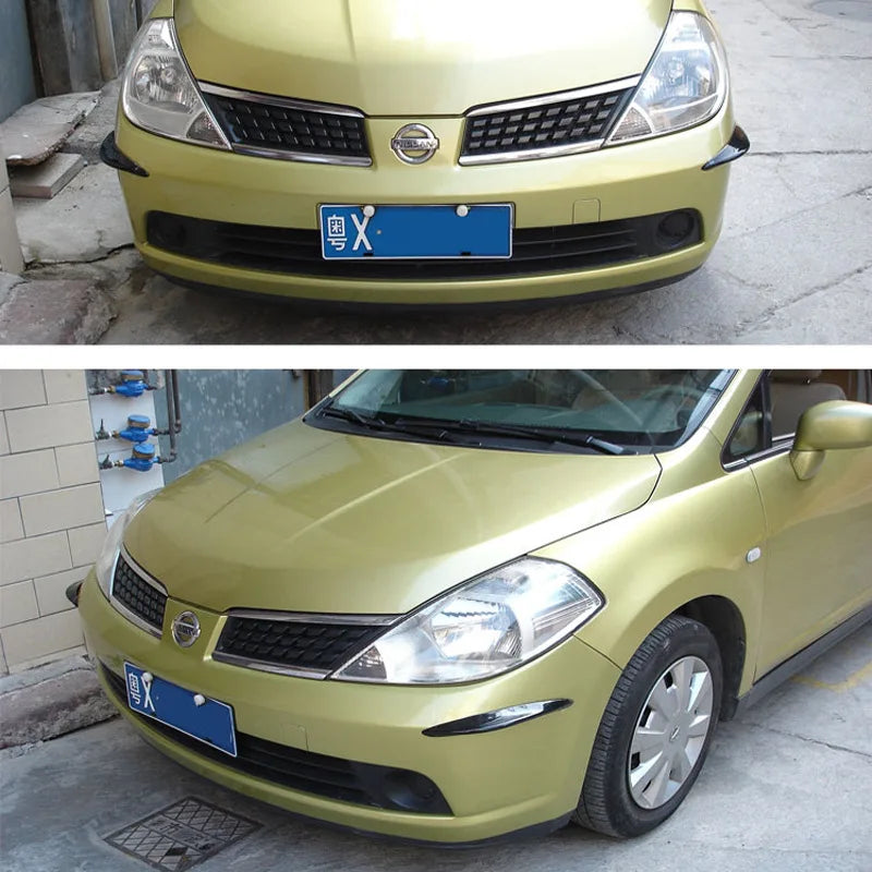 2/4PCS Universal Front Rear Bumper Corner Protector Guard Car Anti-collision Protection Decoration Strip Car Protect Accessories