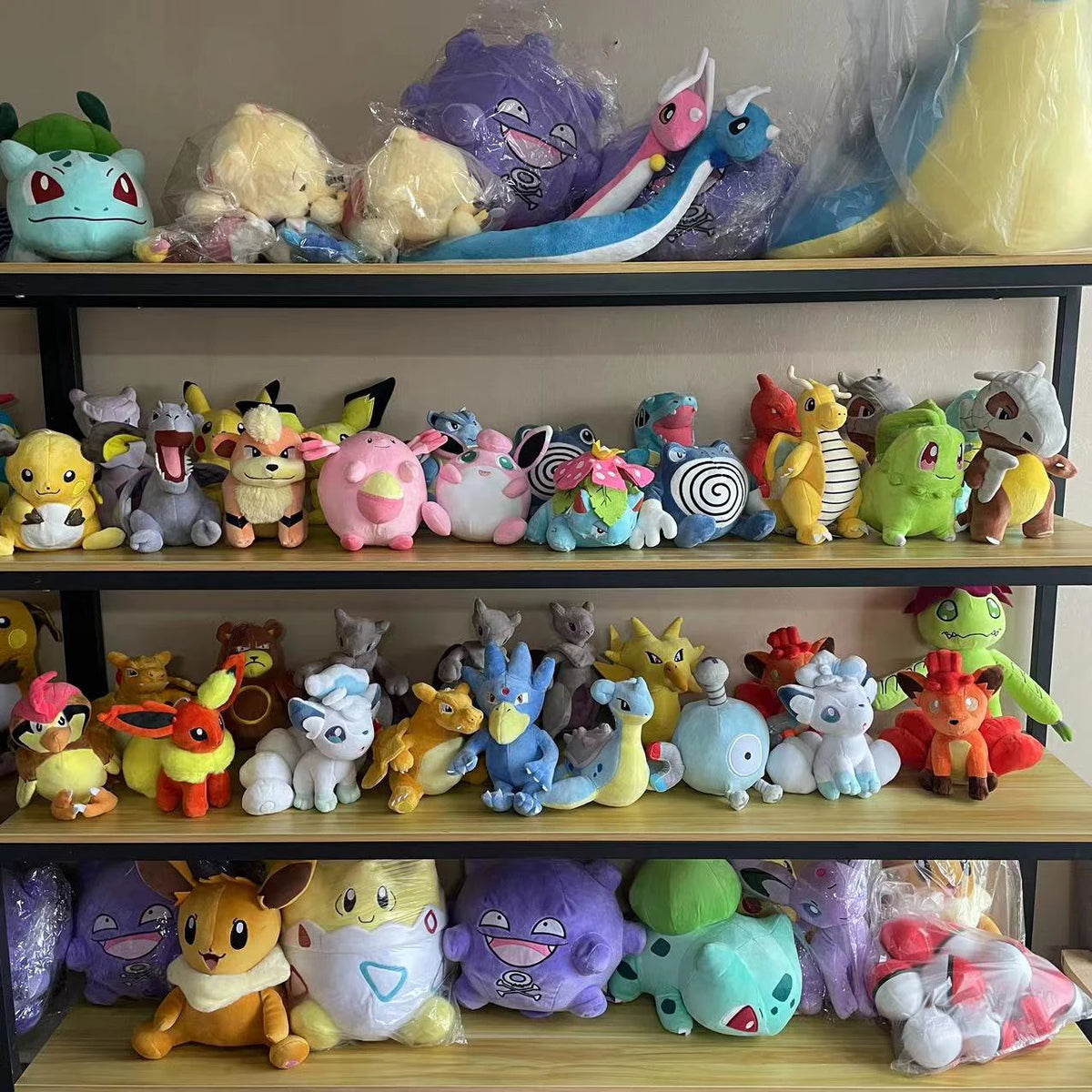 20cm Lovely Pokemon Diglett Growlithe Plush Doll Cartoon Mr. Mime Magnemite Plush Toy Farfetch'd Aerodactyl Plushie Kids Gifts