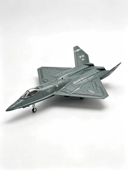 1/72 Scale YF-23 Stealth Fighter Jet Model ABS Plastic Simulation Military Aircraft Static Display Collection Toy Gift