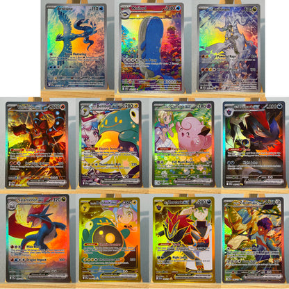 SVI JIG PTCG6-001 Tcg proxy PKM Cards Iono's Bellibolt ex Rare Collection Battle Toys Gifts for Hobbies home play