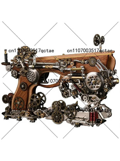 3D Metal Archimedes Steam Crossbow Puzzle DIY Assembly Building Blocks Set for Kids Adults Gift