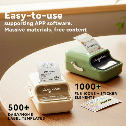 NIIMBOT B21/B1 Portable Thermal Printer 1500mAh Wireless Sticker Printer With Self-adhesive Labels For Barcode Clothing Jewelry