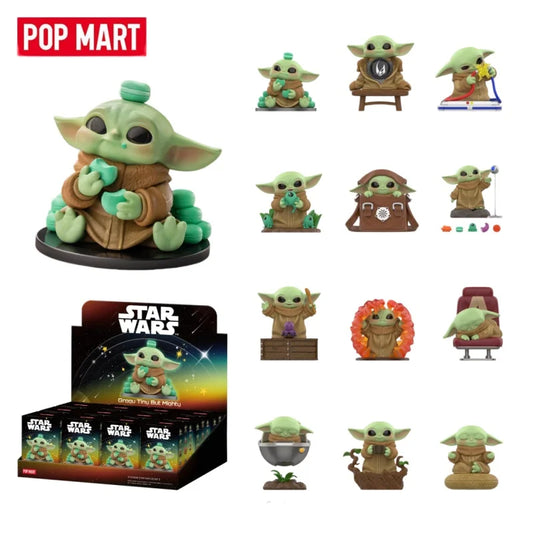 Popmart Star Wars Grogu Tiny But Mighty Series Blind Box Cute Surprise Box Anime Action Figure Surprise Cute Model Birthday Gift