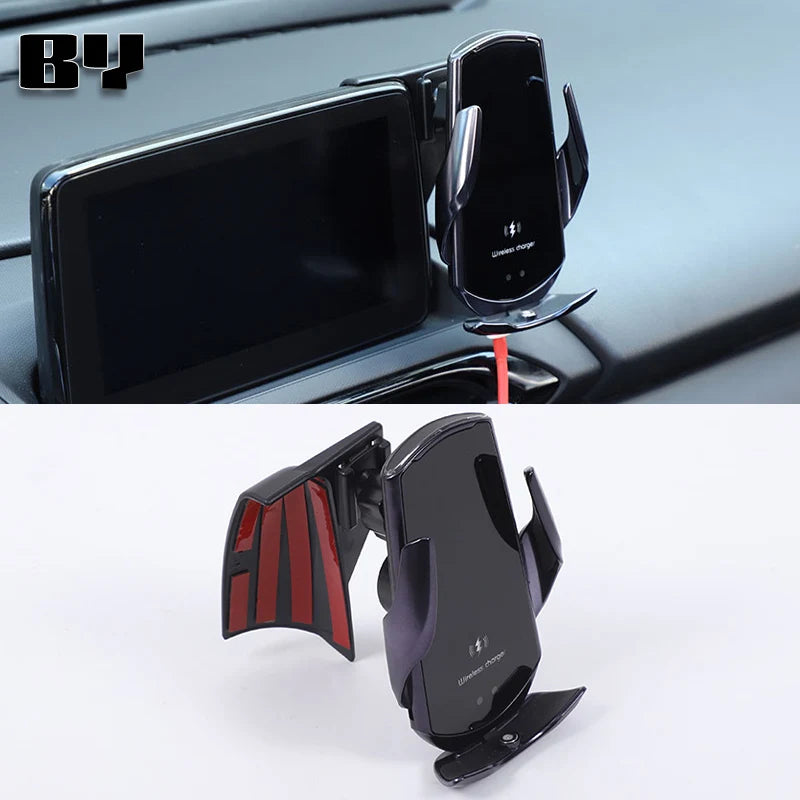 For Mazda MX5 MX-5 ND 2016-2024 ABS central control air outlet right mobile phone holder GPS navigation holder car accessories