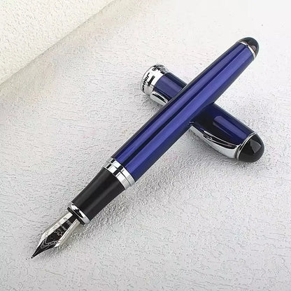 Jinhao Business Calligraphy Fountain Pen X750 Exquisite Elegant Iridium Gold Pen Office Signature Luxury Write Gifts Stationery