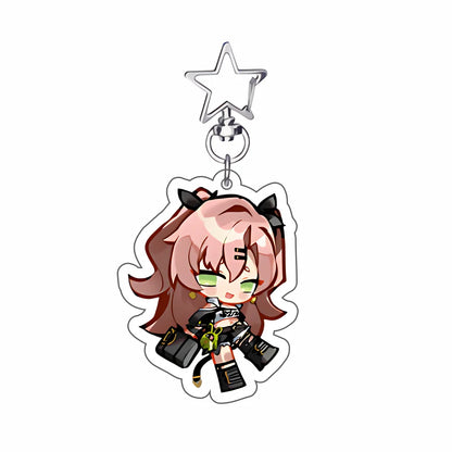 New Hot Game Zenless Zone Zero Keychains Pendant Car Ellen Joe Seth Lowell Jane Doe Von Lycaon Nicole Fans cosplay Gifts