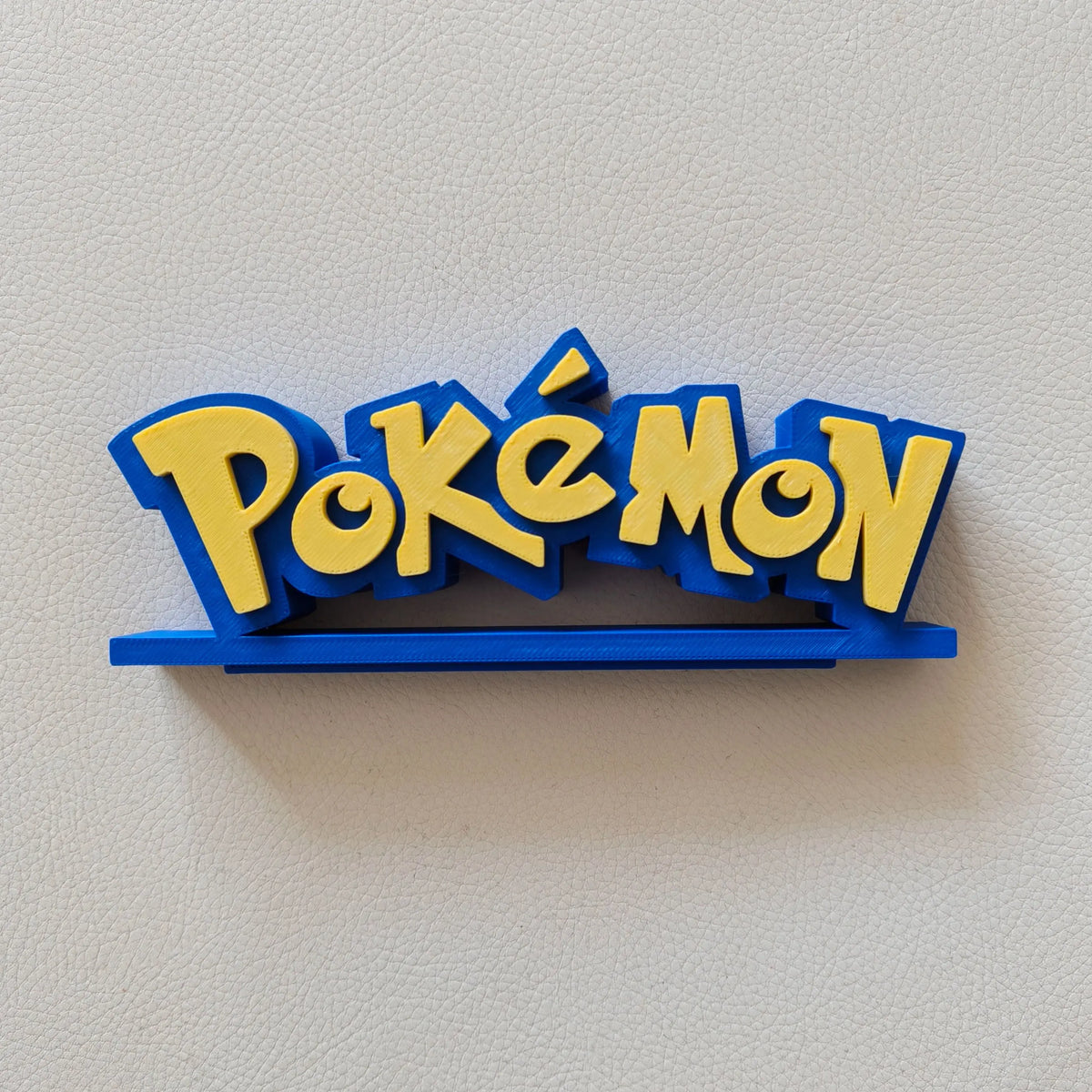 3D Printing Anime Poke Logo 15.8*6*1.8cm Three-Dimensional Ornament Font Standing Sign Model Collocation