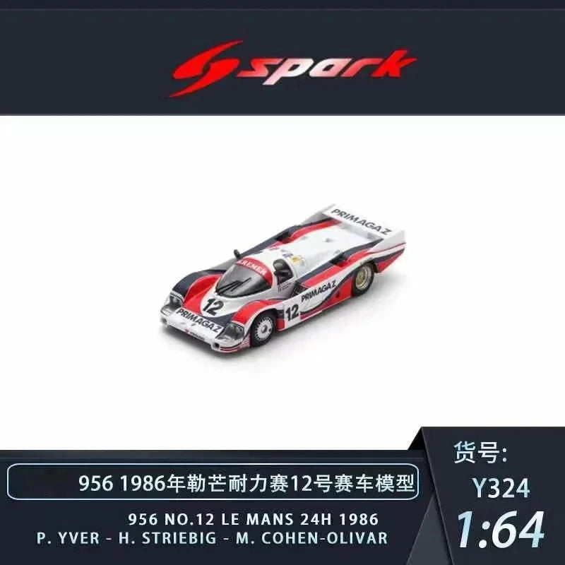 Spark 1:64 Porsche 963 No.6 PORSCHE PENSKEMOTORSPORT 2nd Le Mans 24H 2025 Alloy Diecast Car Model Collection Gift