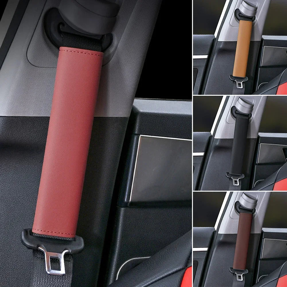 Car seat belt shoulder guard Comfortable Seatbelt Cover Pad Built-In Anti-Slip Silicone Strip Safety Strap Cushion For Driving