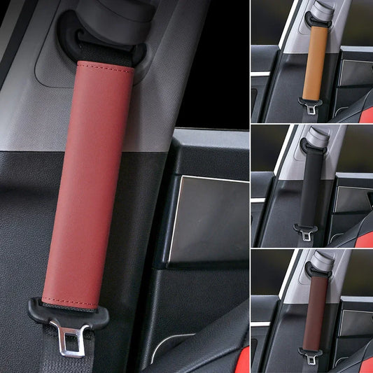 Car seat belt shoulder guard Comfortable Seatbelt Cover Pad Built-In Anti-Slip Silicone Strip Safety Strap Cushion For Driving