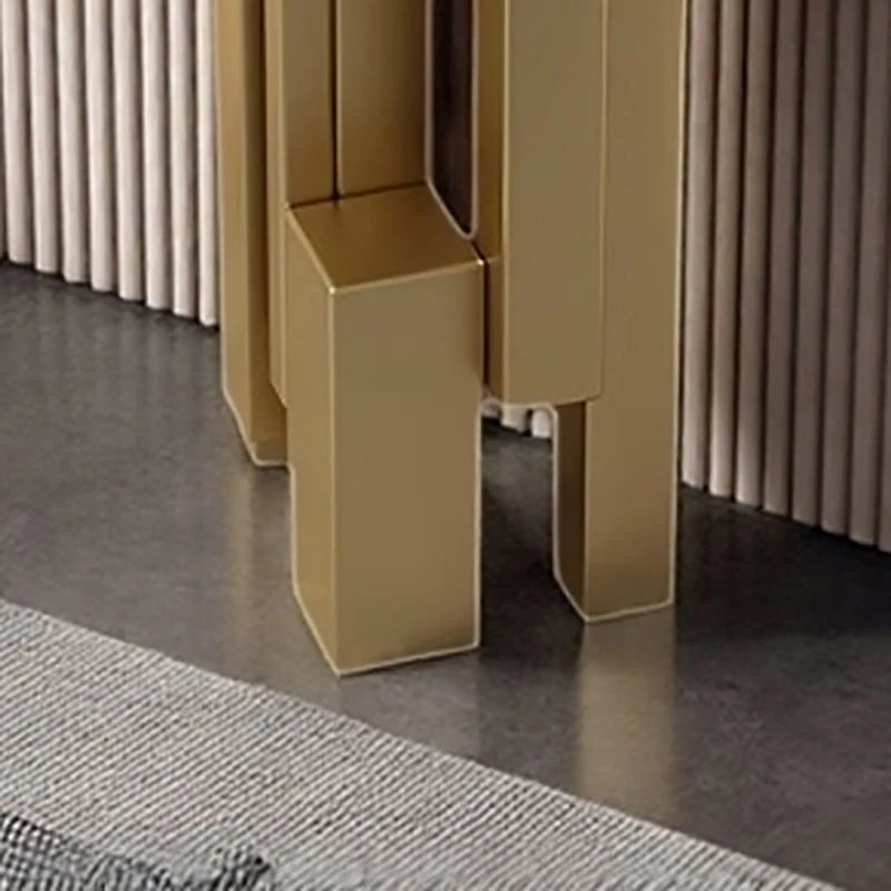 Black Legs Entrance Table Art Design Auxliar Creative Corner Table Narrow Modern Mesas Auxiliar Furniture Living Room