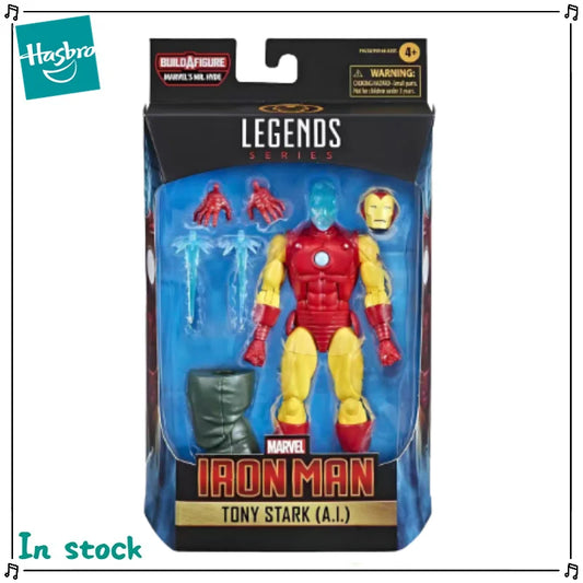 Original Hasbro MARVEL LEGENDS Iron Man Anime Figure Model Gift Toy Ornament