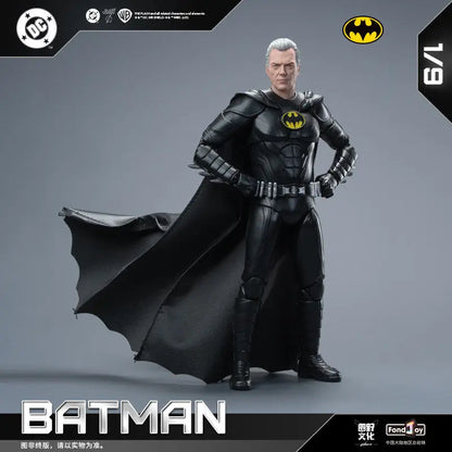 【In Stock】 Fondjoy Black Superman 2.0 Figure Dc Zack Snyder'S Justice League Figures 1/9 Super Man Pvc Model Doll Joint Movable