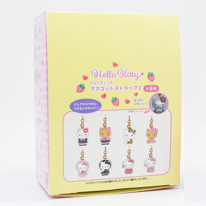 Sanrio Hello Kitty Trading Mascot Strap Vol.2 Mystery Blind Box Gifts Toy Model Anime Figures Collect Ornaments