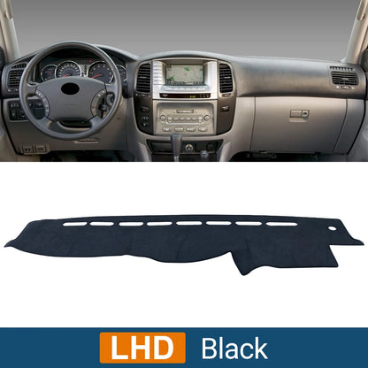 For Toyota Land Cruiser 100 LC100 1998-2003 2004 2005 2006 2007 Car Dashboard Cover Avoid Light Pad Anti-UV Carpet Non-Slip Mats