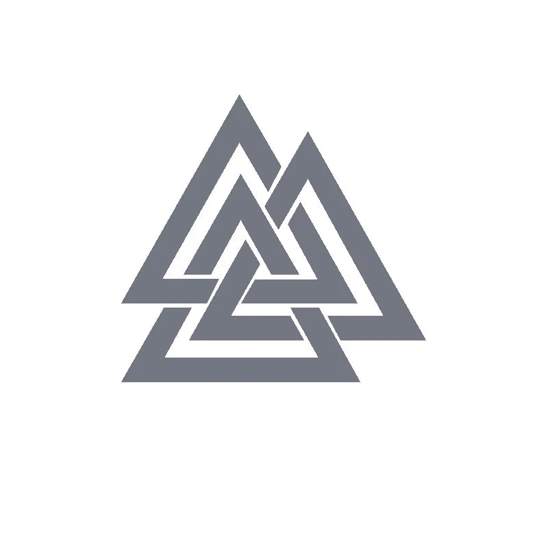 Valknut Vinyl CAR DECAL Pagan Odin Asatru Norse Viking Sticker Car Window Decor Laptop Decals for Apple MacBook Decoration