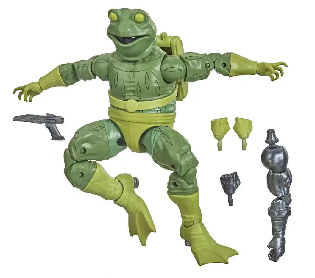 Original Hasbro Marvel Legends Frog Man Anime Figure Model Gift Toy