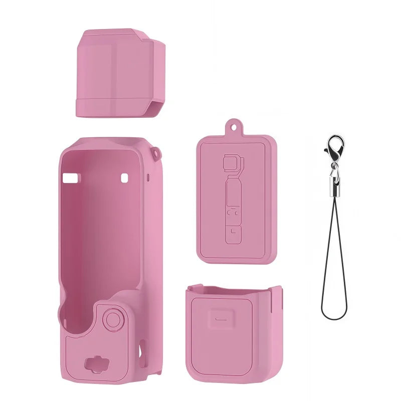 New DJI OSMO Pocket3 Silicone Case scratch-resistant lens protection cover suitable for DJI OSMO Pocket3 outer shell accessories