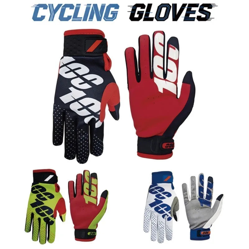 Motorcycle Racing Gloves Unisex Four Seasons Anti Slip Wear Resistant MTB Riding Gloves