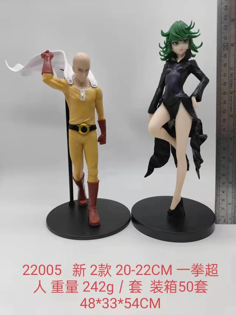 20CM Anime One Punch Man Senritsu no Tatsumaki Figure Espresto Shapely Saitama Standing Model Toys and Doll Collection Gifts