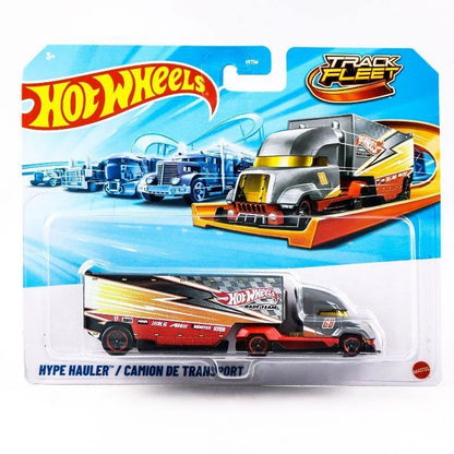 New Hot Wheels Transformers HYT56 Transformerstrack Fleet Optimus Prime Ultra Magnus Volvo 240 Drift 1/64diecast Car Model Toys