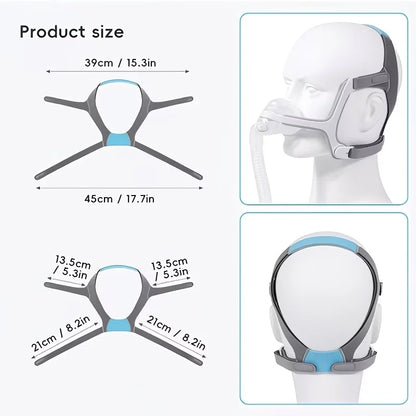 CPAP mask, nasal cushion CPAP mask suitable for Airfit N20, CPAP nasal mask with headband, frame, tube and pad suitable for N20