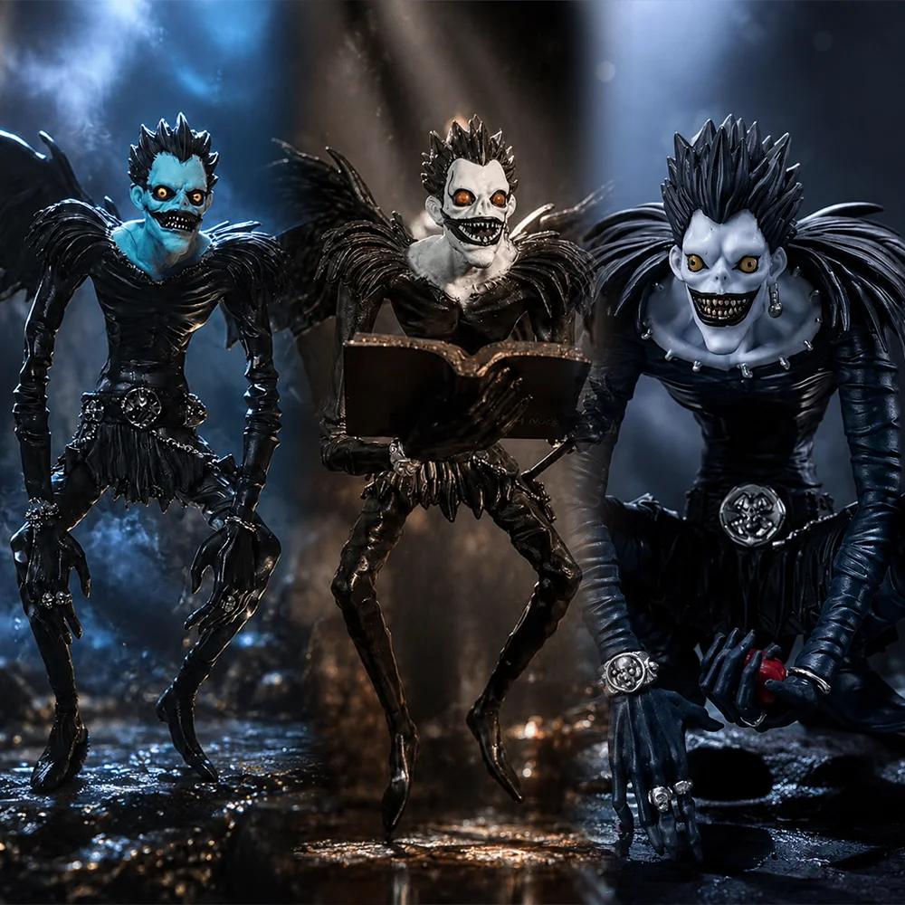 1pc 16cm/6.3in Death Note Ryuk Figure Shinigami Anime PVC Statue Collectible Model Desktop Ornament Car Decoration Gift.