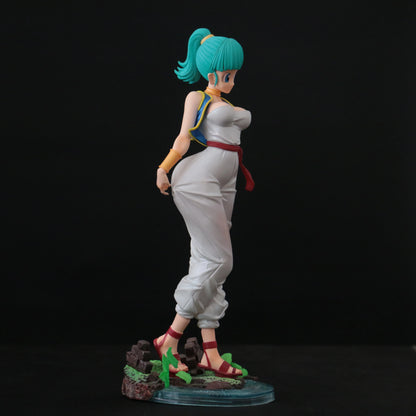 11.02in/28cm Anime Dragon Ball Z Figure Bulma Anime Figures PVC Action Figures Collection Model Toys For Christmas Gifts