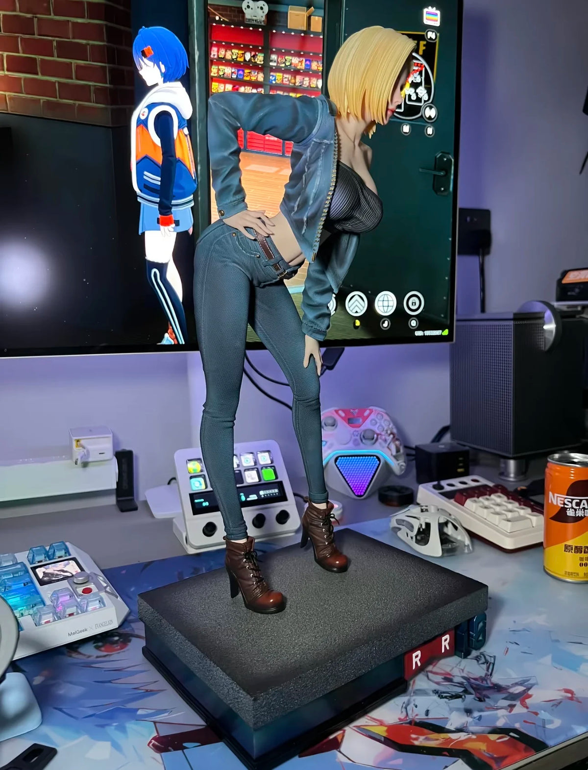 Dragon ball Android 18 Toy Collectible Statue Figure Home Decoration Ornament