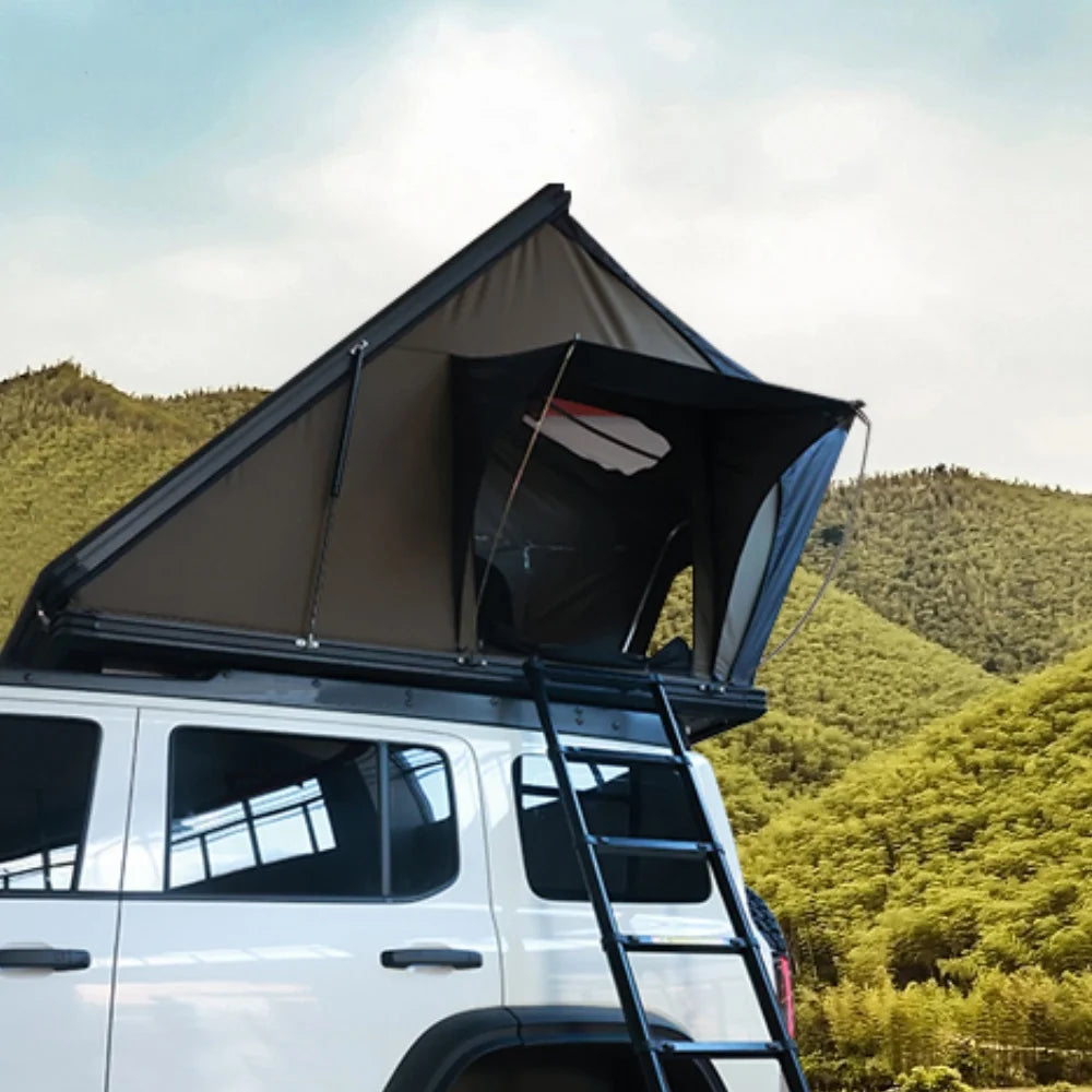Aluminum 4 Person Rooftop Tent Hard Shell Camping Tent for Car Aluminium Hard Shell Roof Top Tent