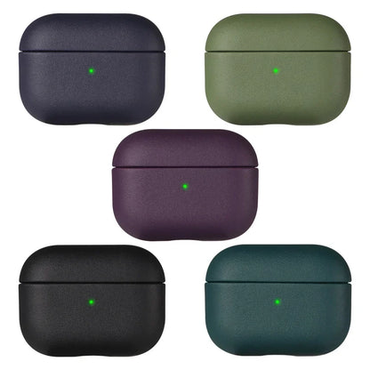 Leather Grain Case For Airpods Pro 2 For Airpods Pro 3 Case Airpods 5 4 3 Apple Bluetooth Earphone Accessories Protect Machine