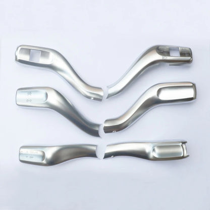 For Porsche Panamera Macan Cayenne Car Steering Wheel Wiper Lever Rod Sticker Cover Trim 6PCS ABSInterior Accessories