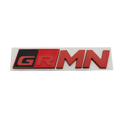 Metal GR SPORT GR MN Racing Car Badge Emblem Decoration Sticker For Toyota Vitz Prius PHV HARRIER MARK X Voxy Noah