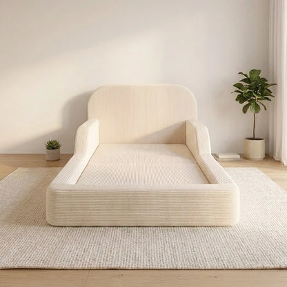 Hot Sale Montessori Foam Floor Bed for Children Bedroom Furniture Safe Kids Soft Frame Beds With Sponge Mattress Pre-Assembled